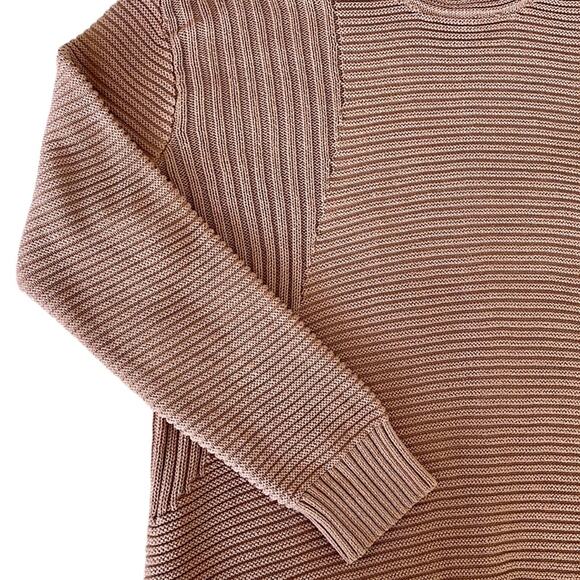 Vince Camuto Cowl Neck Oversized Knit Tunic Sweater Dusty Rose M - Picture 2 of 11